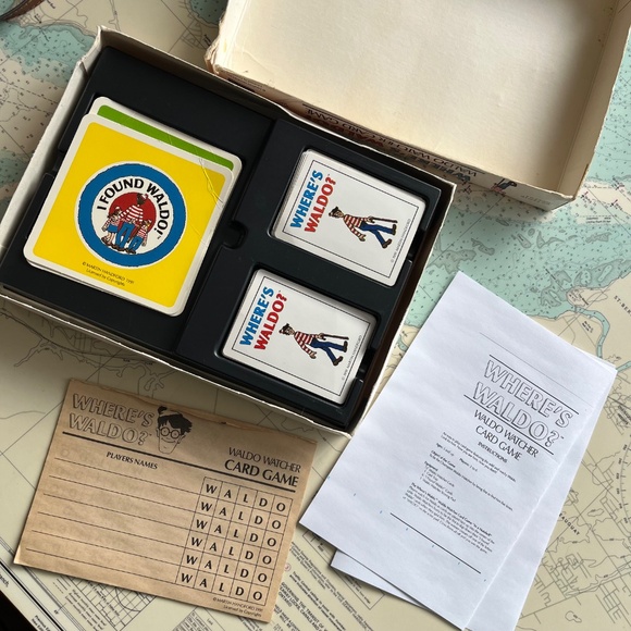 Vintage 1991 Where's Waldo Waldo Watcher Card Game - Picture 5 of 5